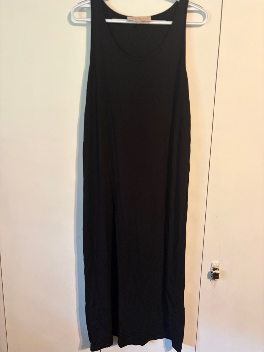 Philosophy Black Maxi Dress with Sleek Silhouette
